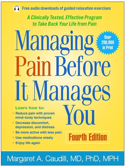 Title details for Managing Pain Before It Manages You by Margaret A. Caudill - Wait list